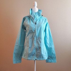 Columbia | Women's Bright Aqua Rain Jacket, Small